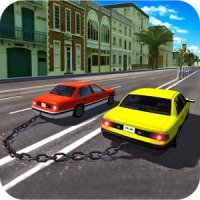   Chained Cars Stunt Race -    