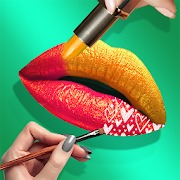 Онлайн игра Губы Готово! Удовлетворительная 3D Lip Art ASMR - скачать на андроид бесплатно