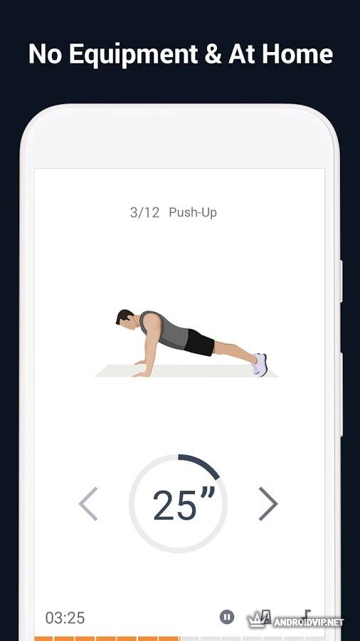 Приложение ManFIT - Workout at Home with No Fitness Equipment на Андроид