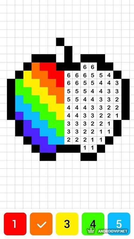 Draw.ly Color by Number Pixel Art Coloring .apk